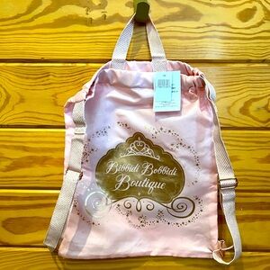 NWT Disney Bibbidi Bobbidi Boutique Cinch Bag!